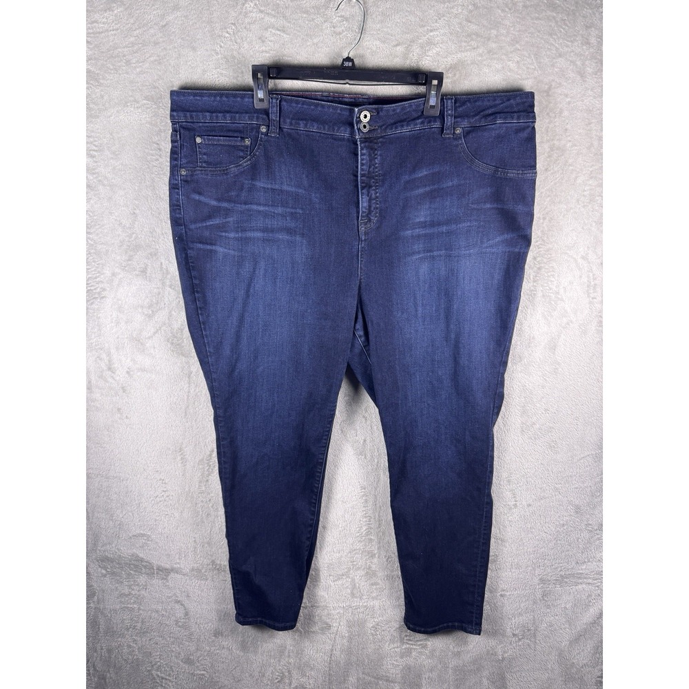 Lucky Brand Emma Legging Jeans Women's Plus Size 24W Blue
